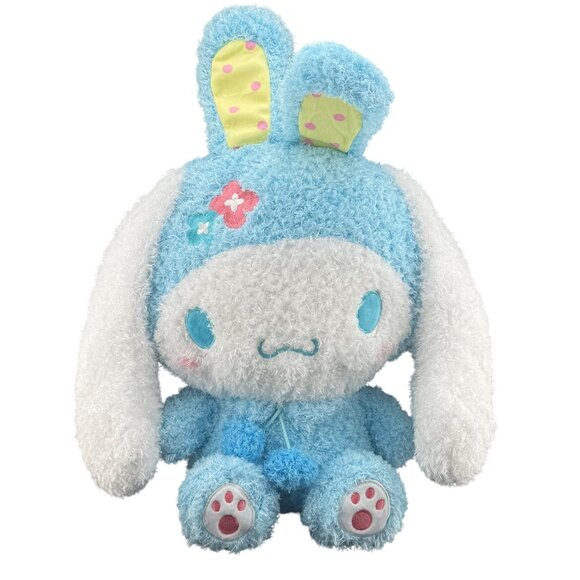 Jay Franco & Sons Other - Cinnamoroll Blue Bunny Plush Toy 20" Soft Long-Eared Stuffed Animal With Cute Fl